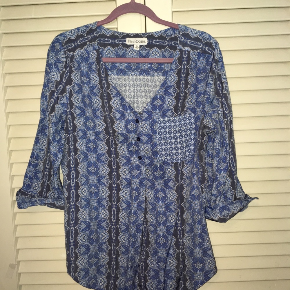 Kim Rogers 3/4 Sleeved Top